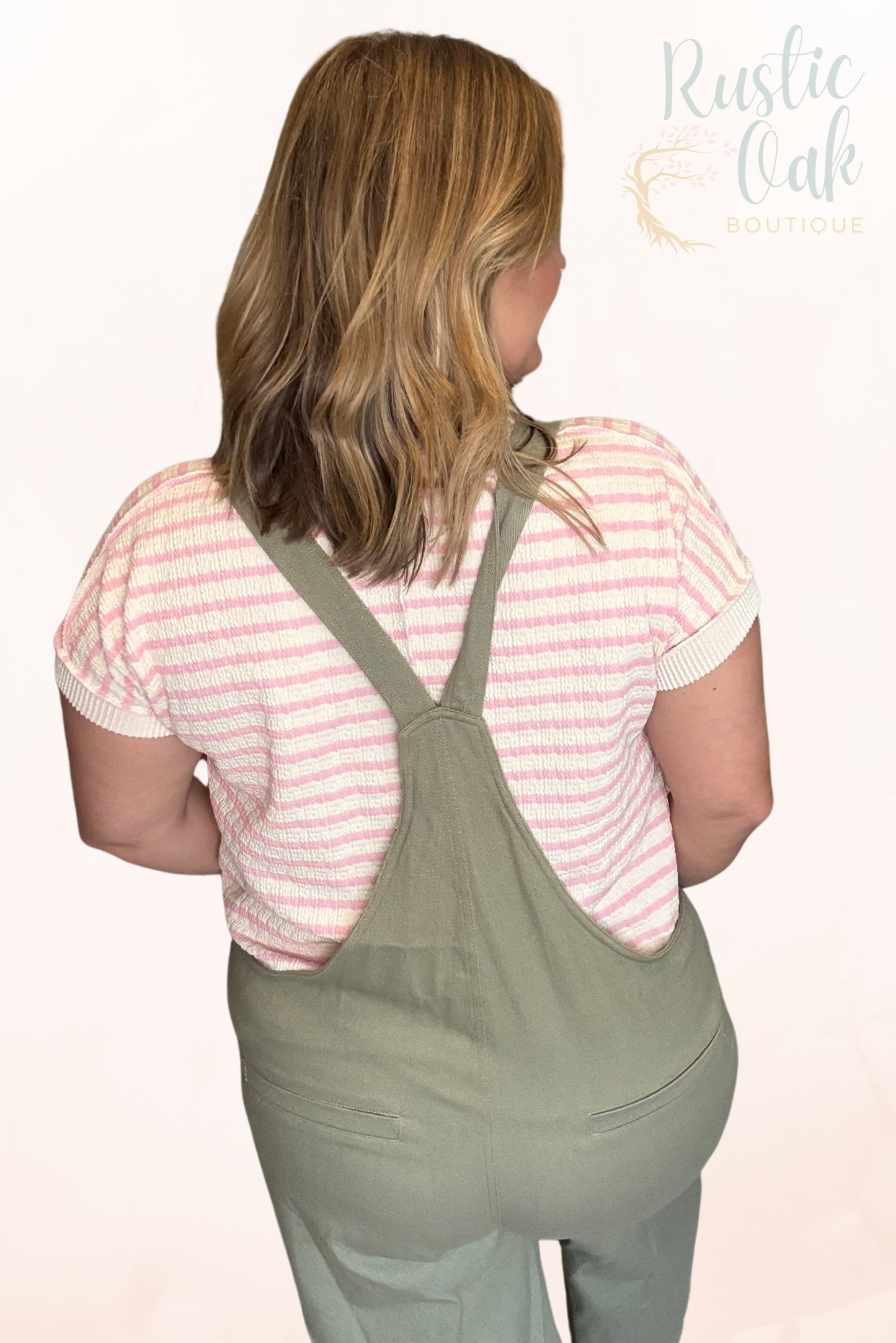 Plus Twill Cotton Jumpsuit