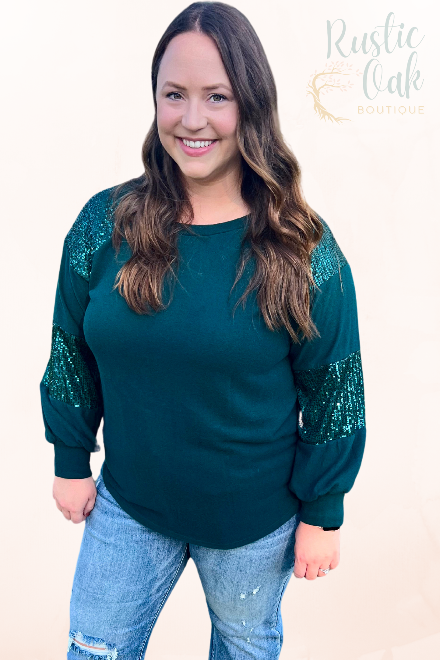 Plus Holiday Glimmer Sweater