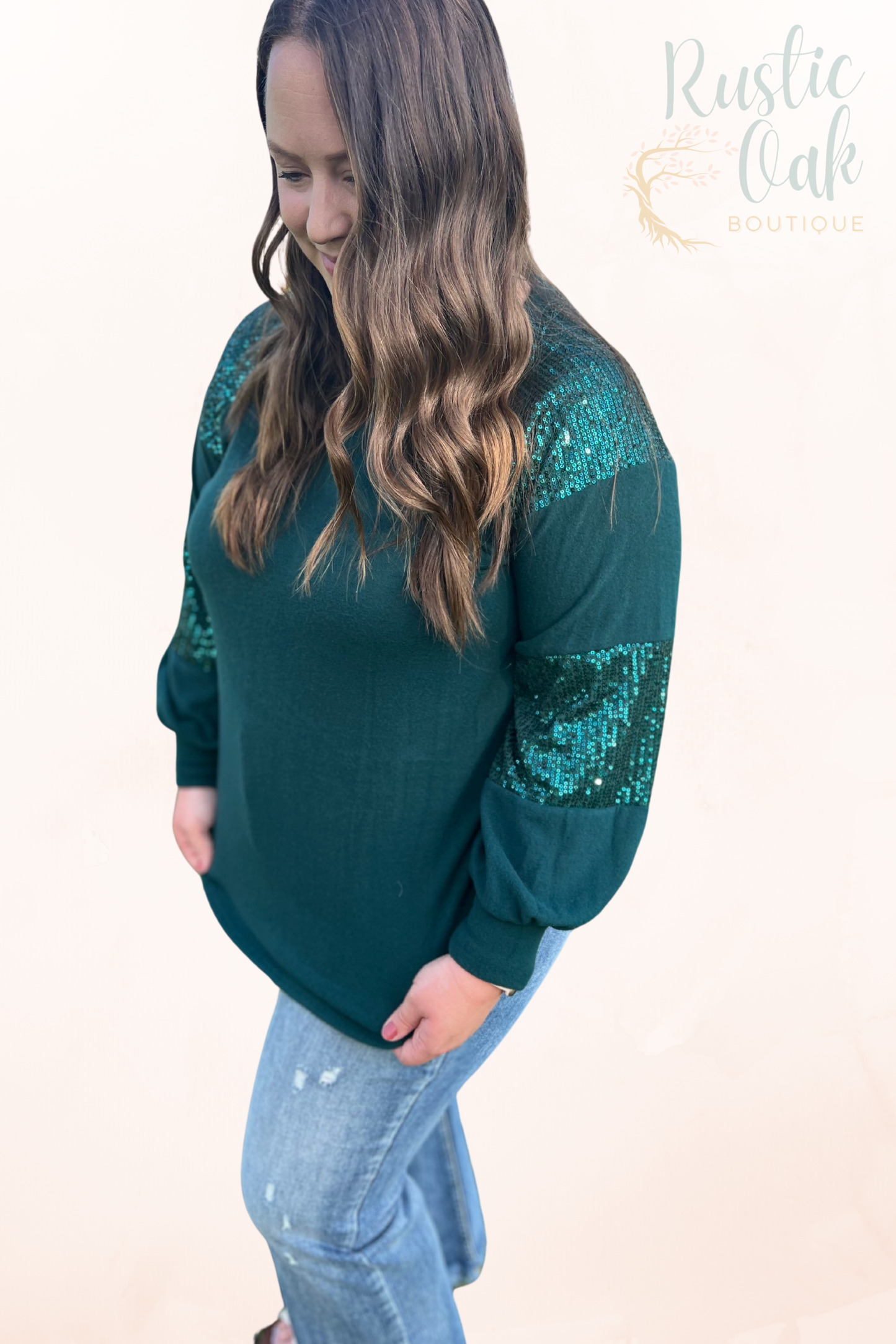 Plus Holiday Glimmer Sweater