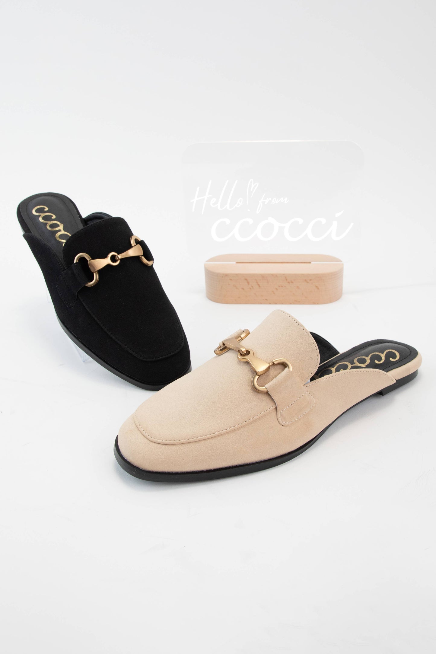 Eileen Matte Horsebit Slip-On Flats