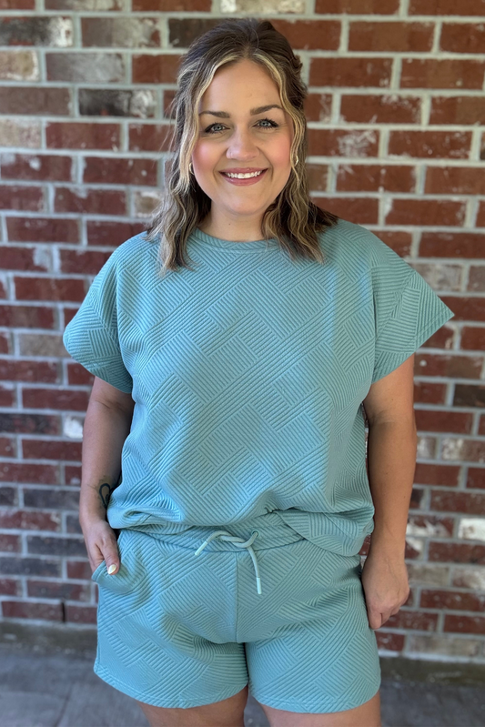 Short Sleeve Terry Top