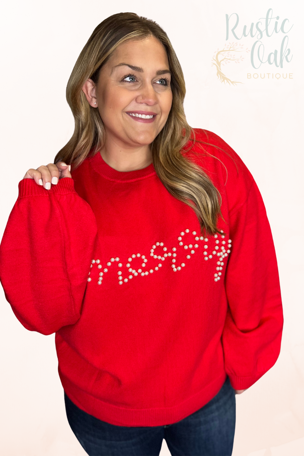 Merry Pearl Christmas Sweater