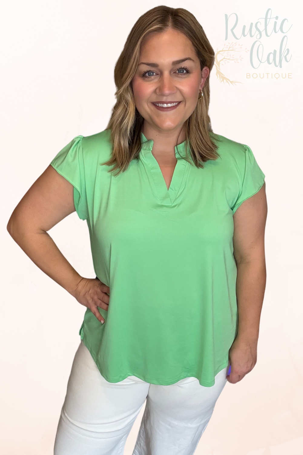 Nicole V-Neck Top