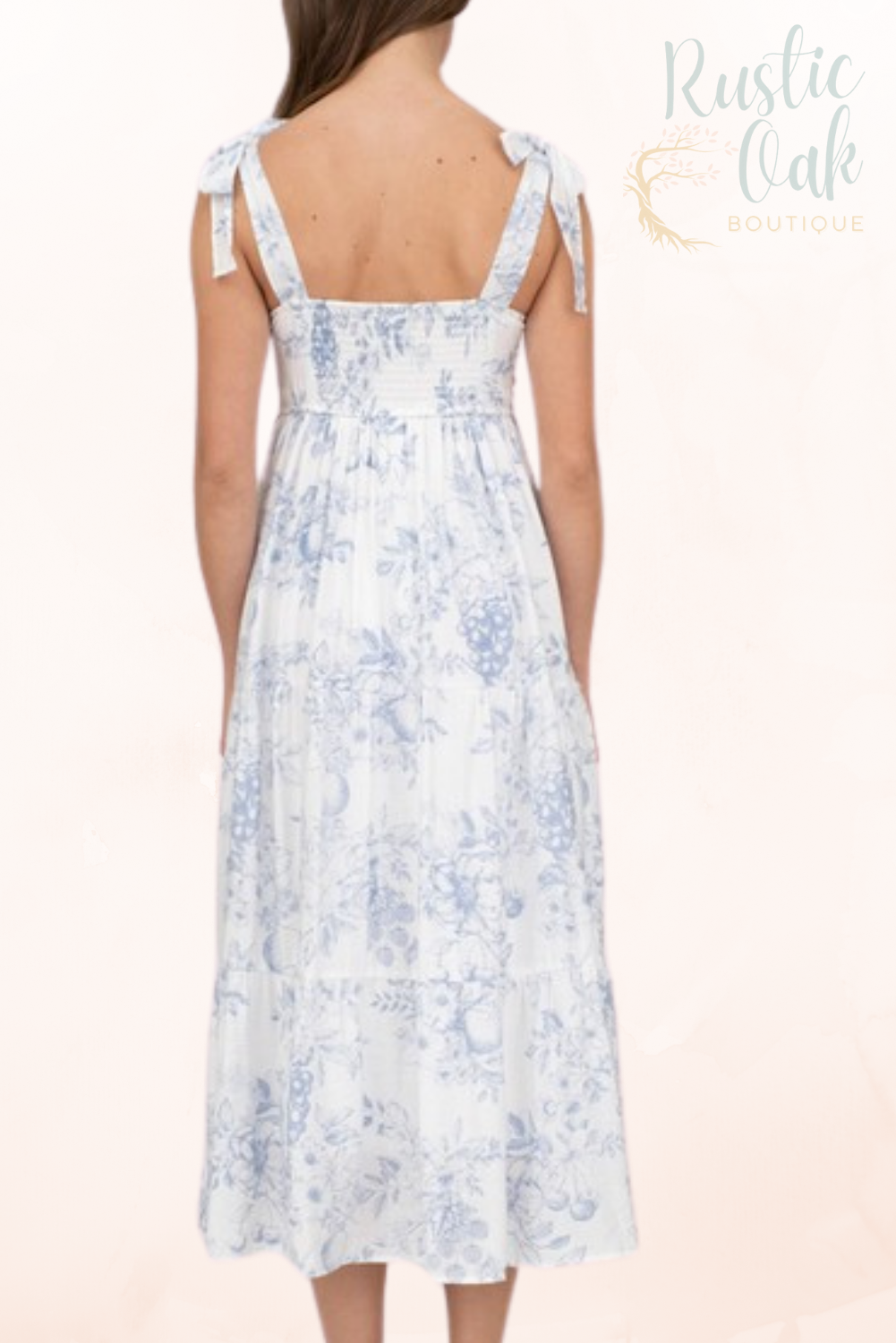 Tiers of Bloom Midi Dress