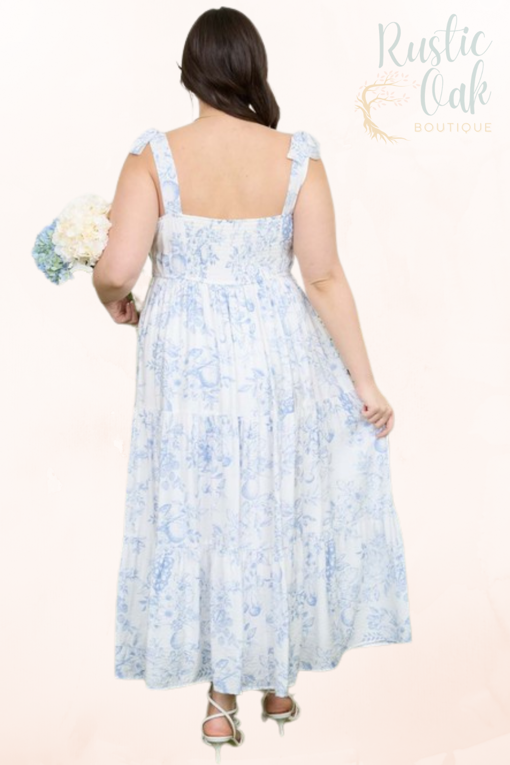 Tiers of Bloom Midi Dress