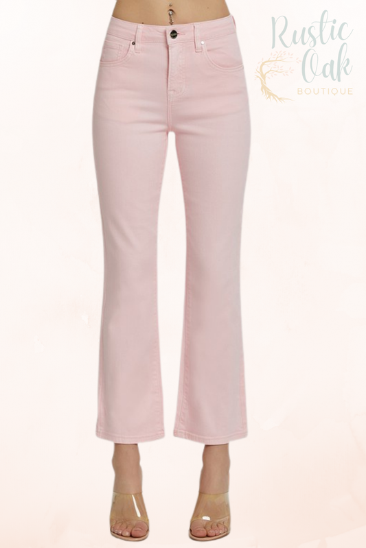 Tummy Control High Rise Straight Pants