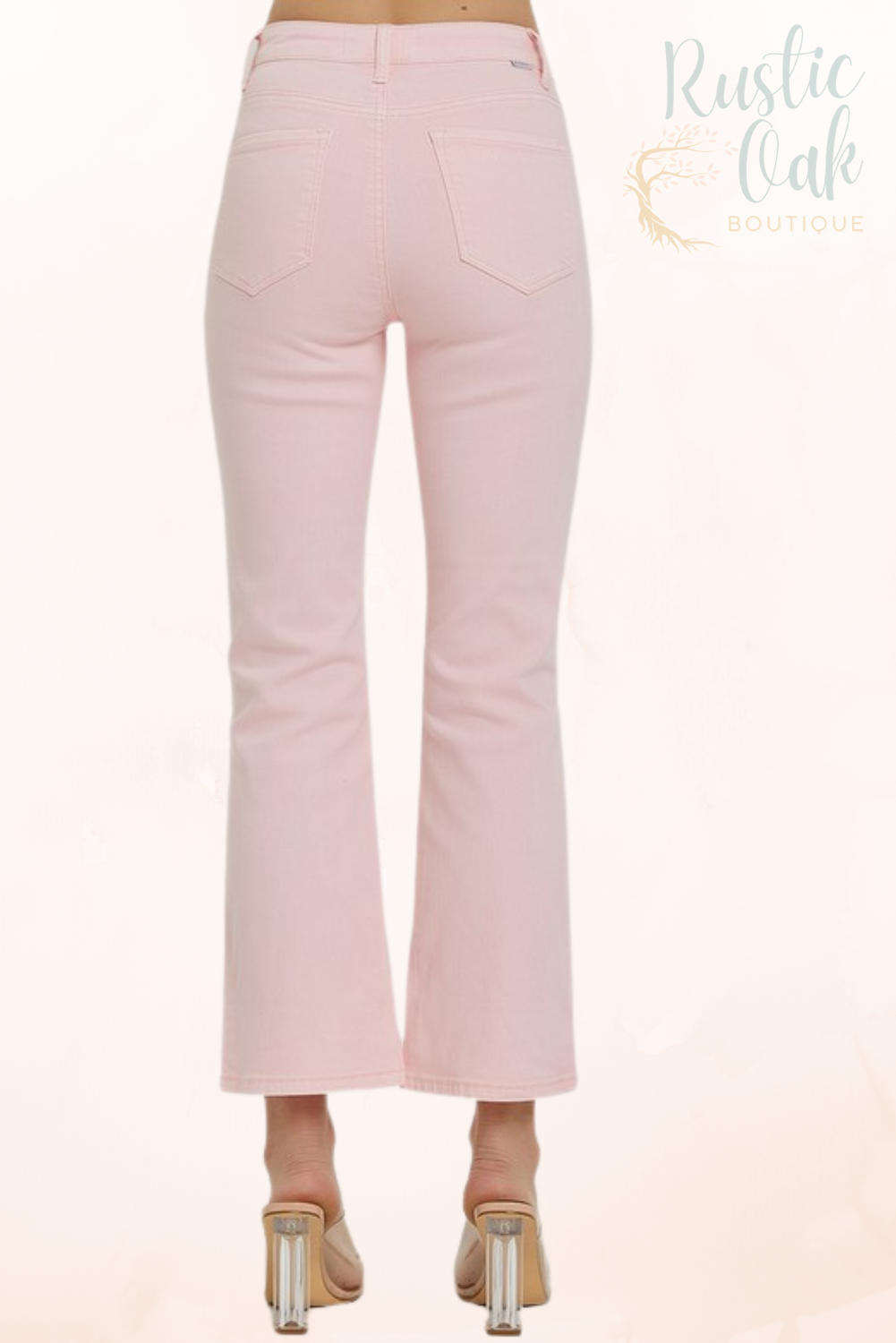 Tummy Control High Rise Straight Pants
