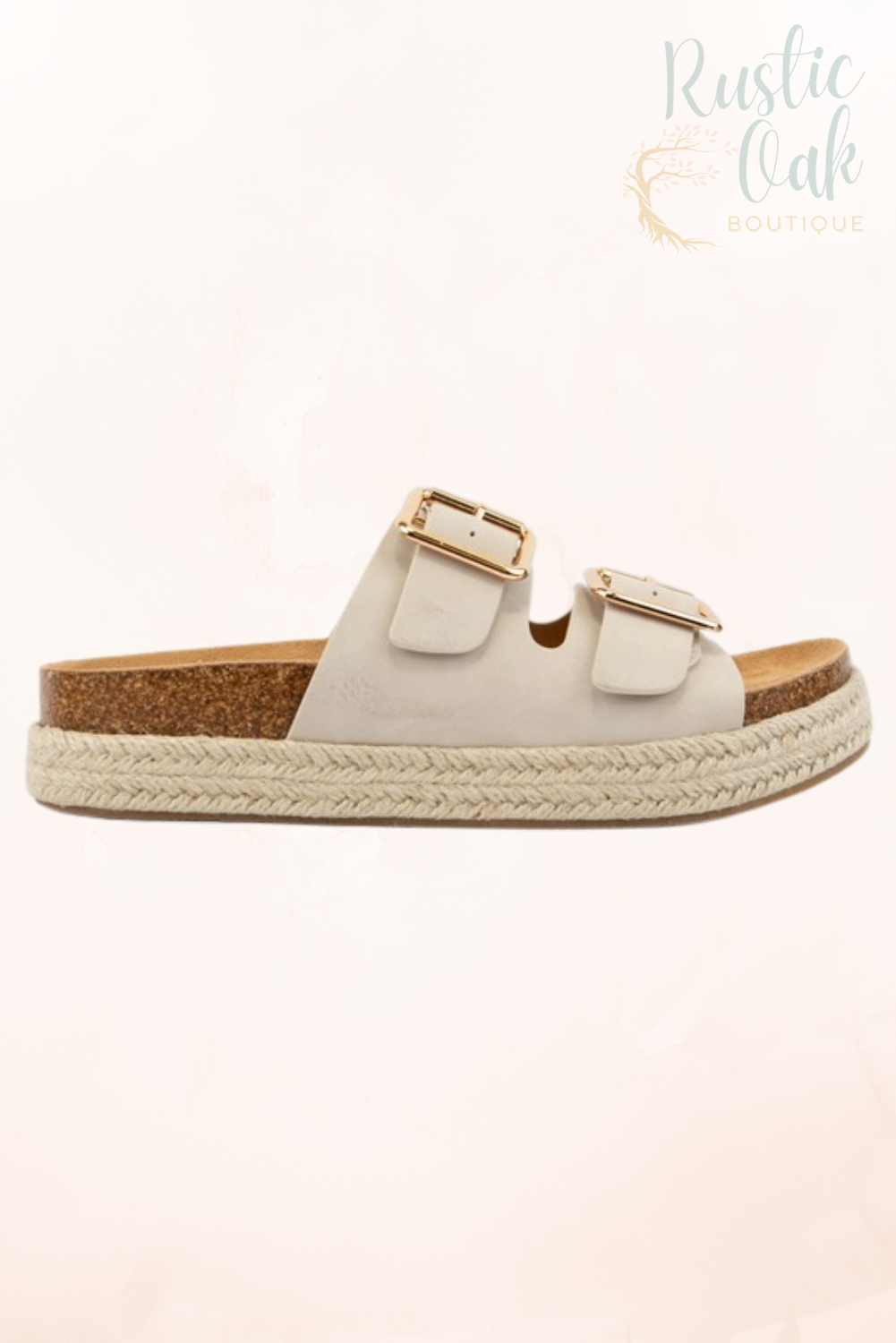 Cork Comfort Buckle Sandal