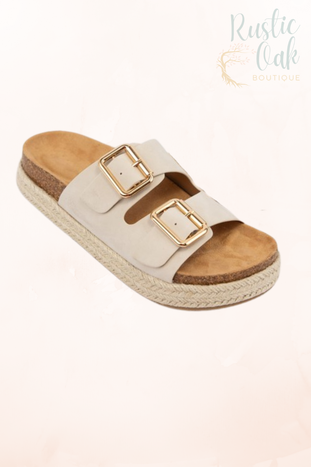 Cork Comfort Buckle Sandal