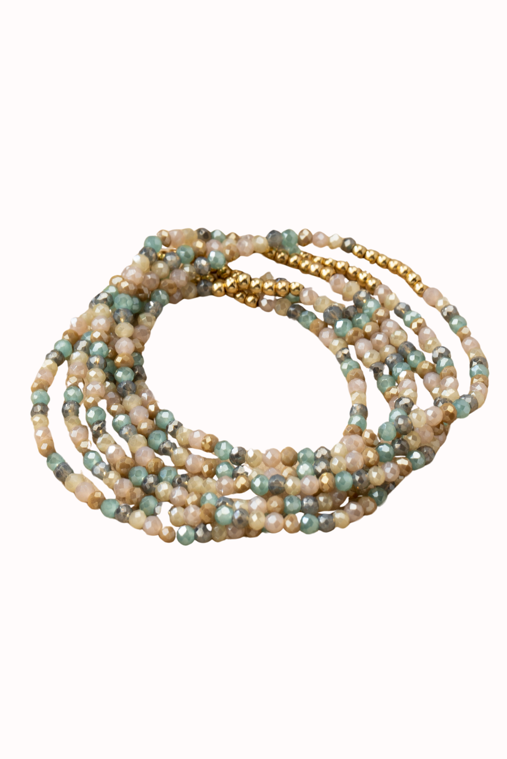 Radiant Glass Bracelets Set