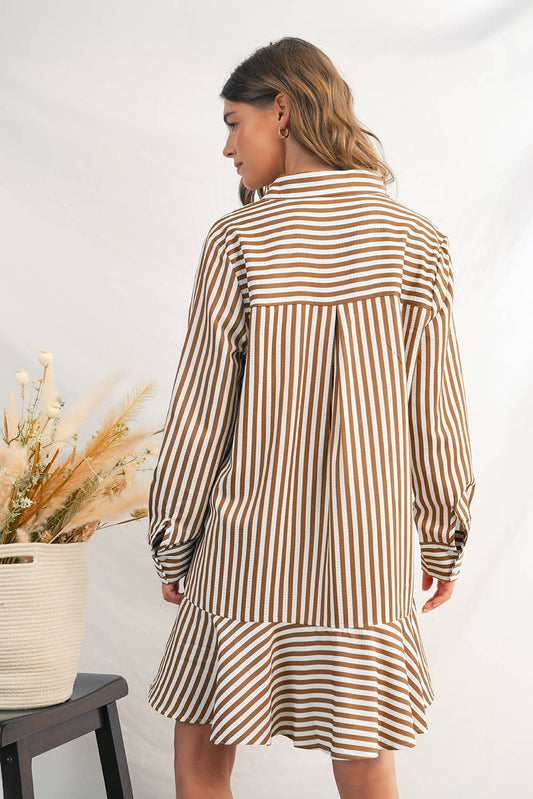 Striped Elegance Dress