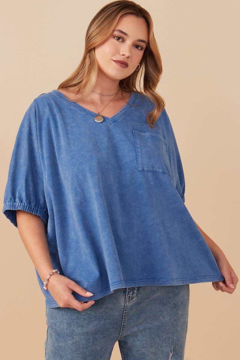 Denim Wash Everyday Top