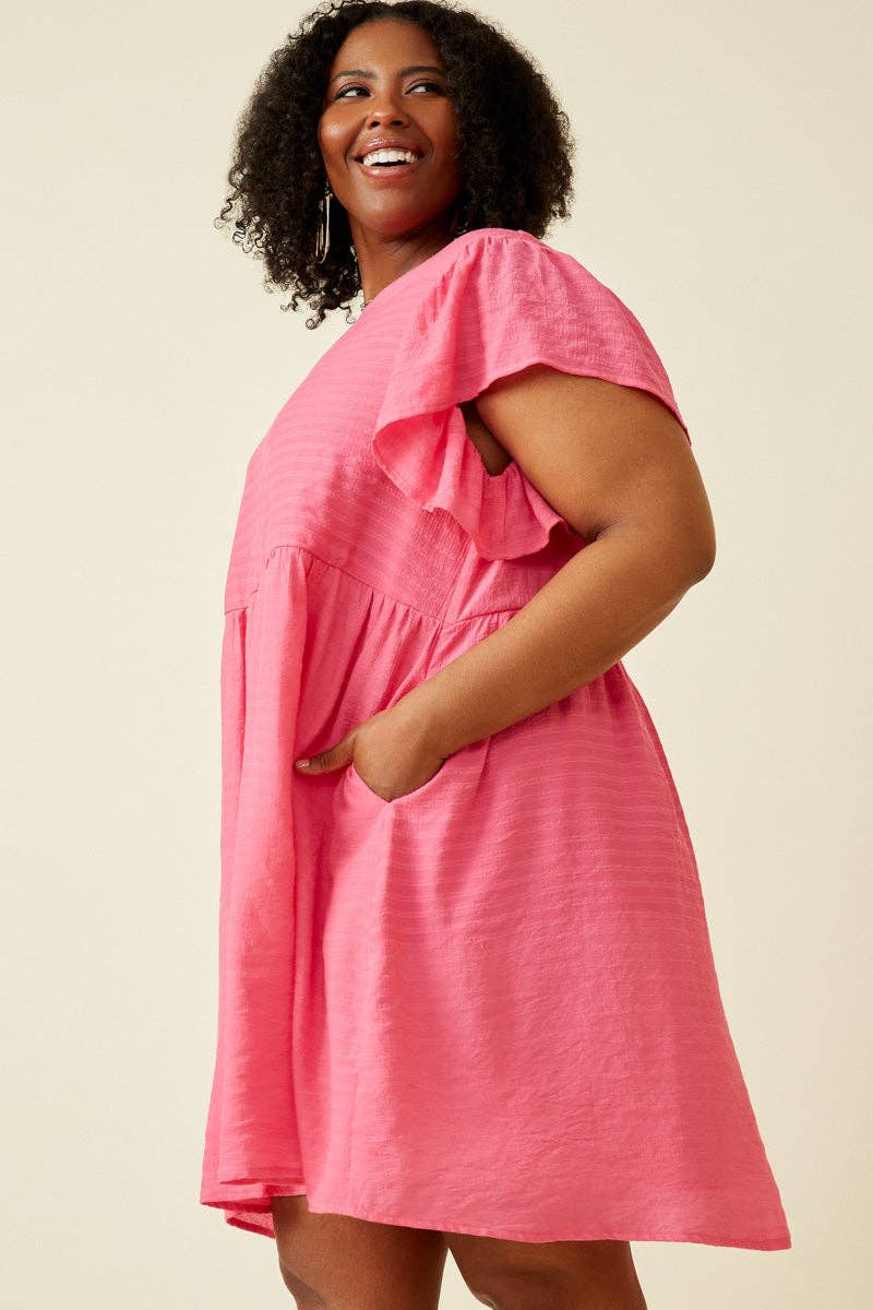 Pink Serene Texture Dress