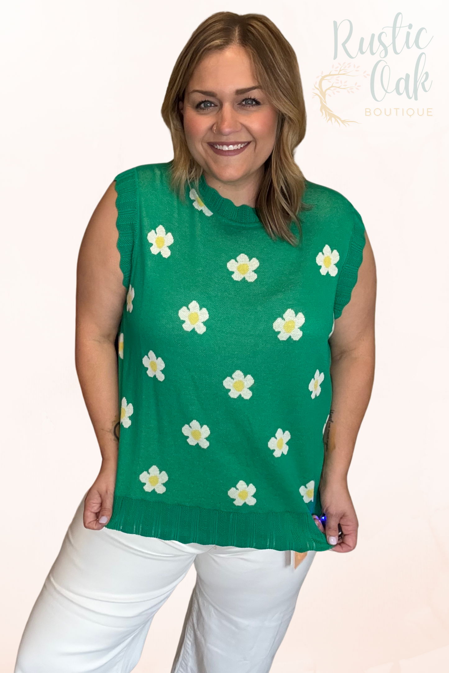 Daisy Delight Knitted Top