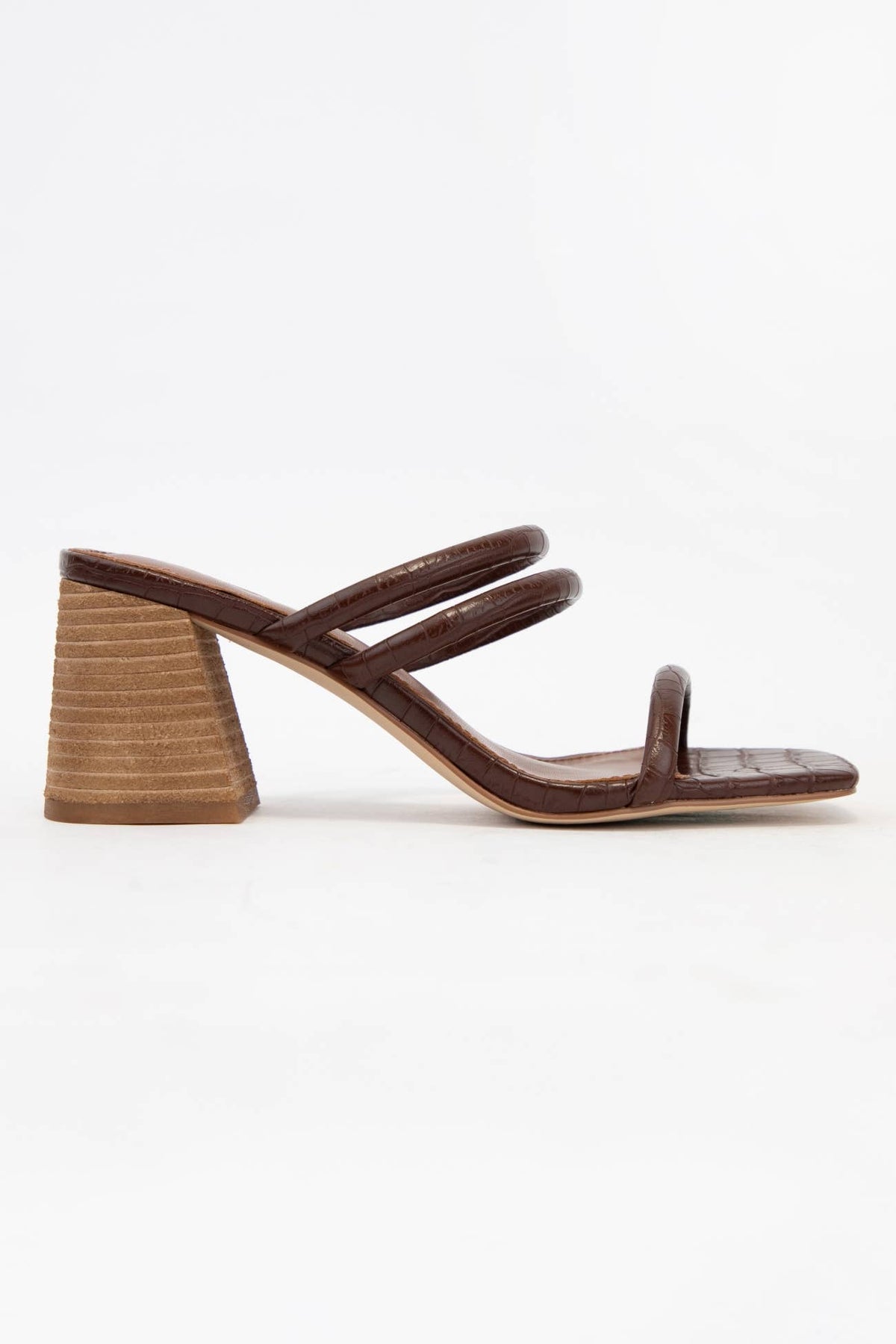 Chestnut Charm Block Heels