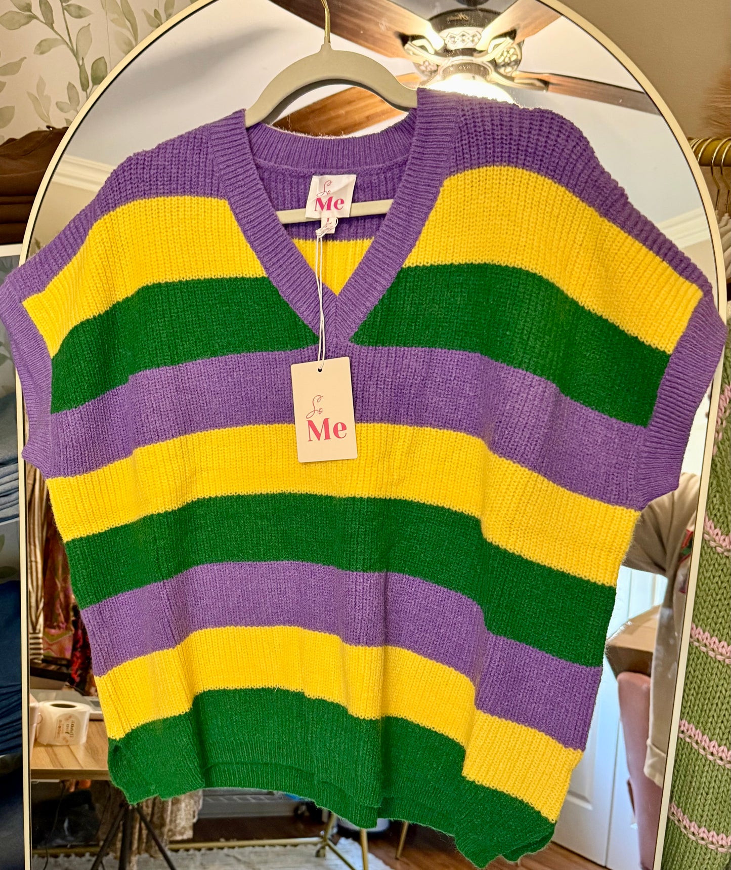 Mardi Gras Vibes Sweater