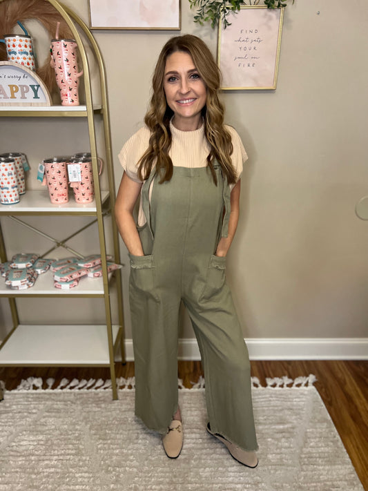 Twill Cotton Jumpsuit