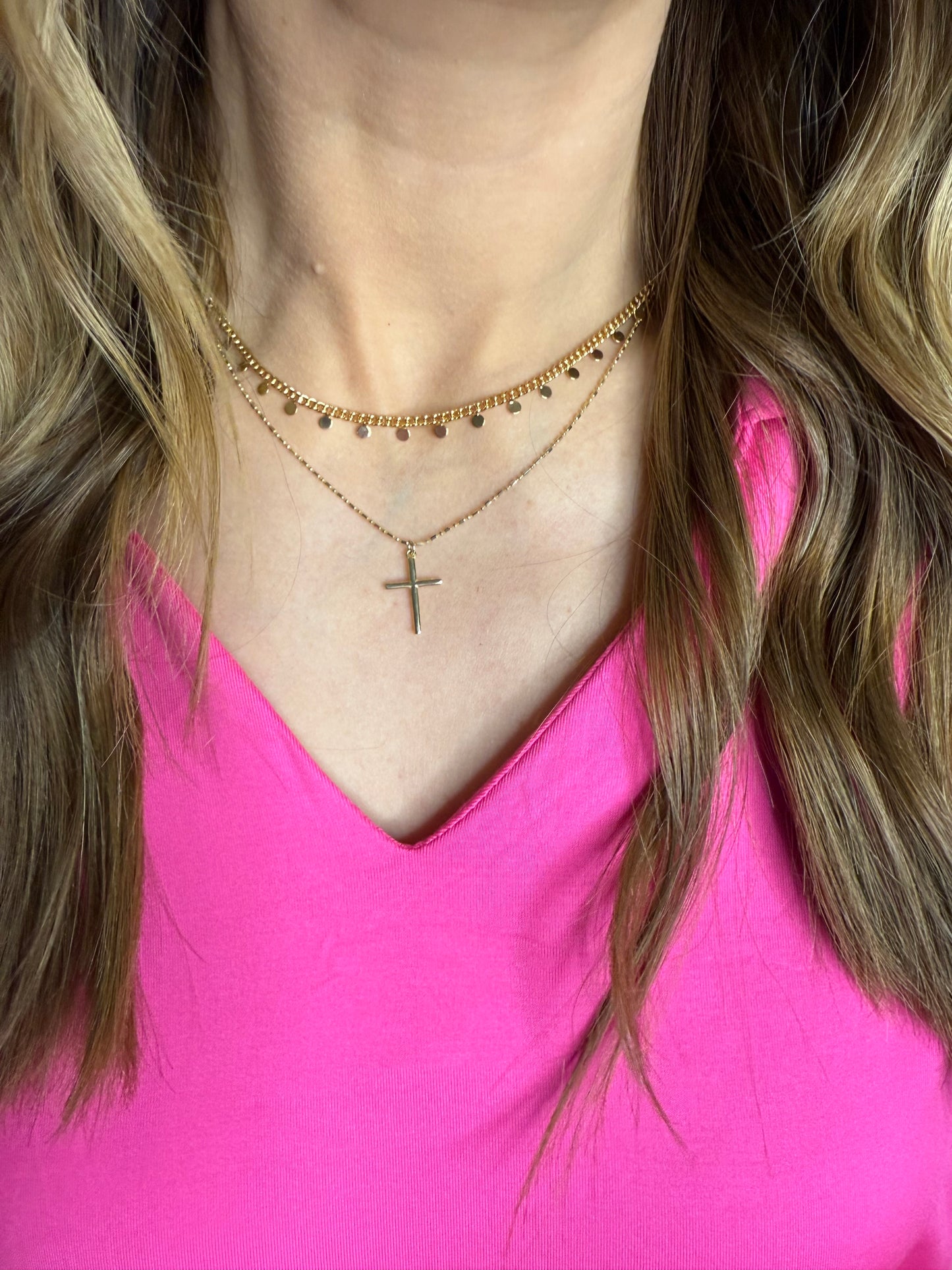 Gold Filled Coin Chain Choker