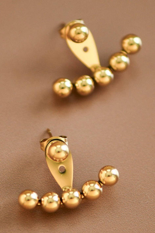 Golden Bead Jacket Studs