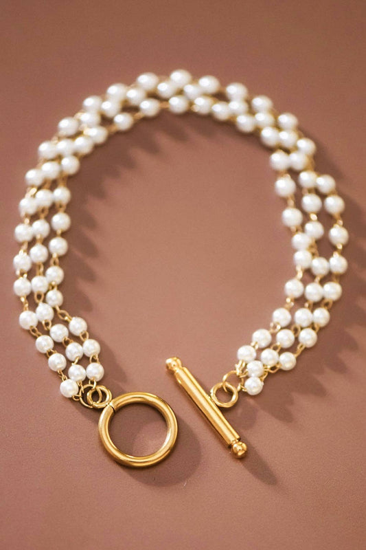 Sunlit Pearl Bracelet