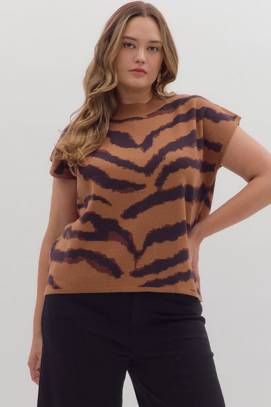 Fierce Tiger Knit Sweater