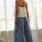 Cotton Gauze Washed Pants