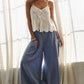 Cotton Gauze Washed Pants