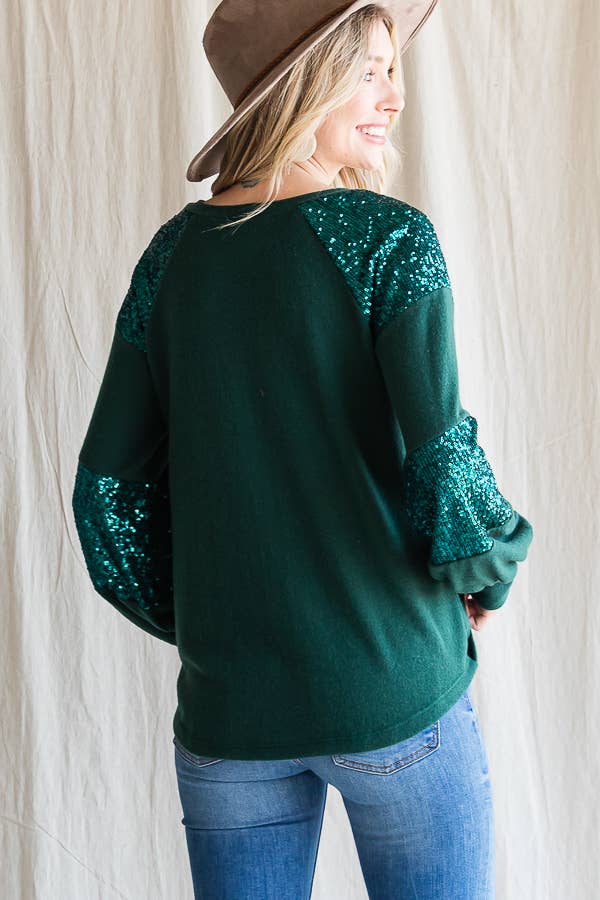 Holiday Glimmer Sweater