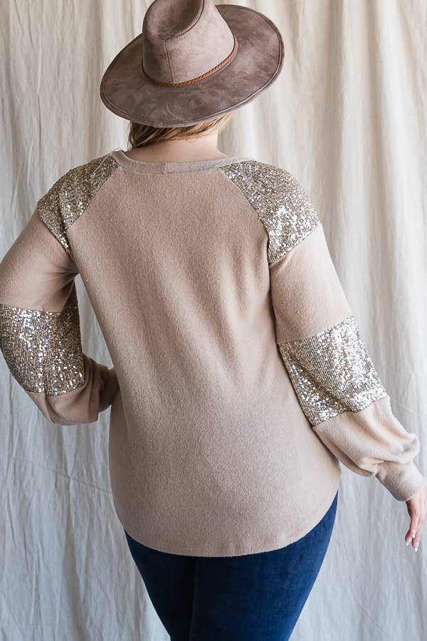 Plus Holiday Glimmer Sweater