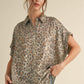 Wild in Taupe Top