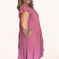 Plus Effortless Mauve Dress