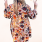 Plus Autumn Boho Long Sleeve Dress