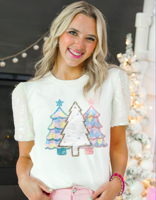 Festive Forest Princess Top