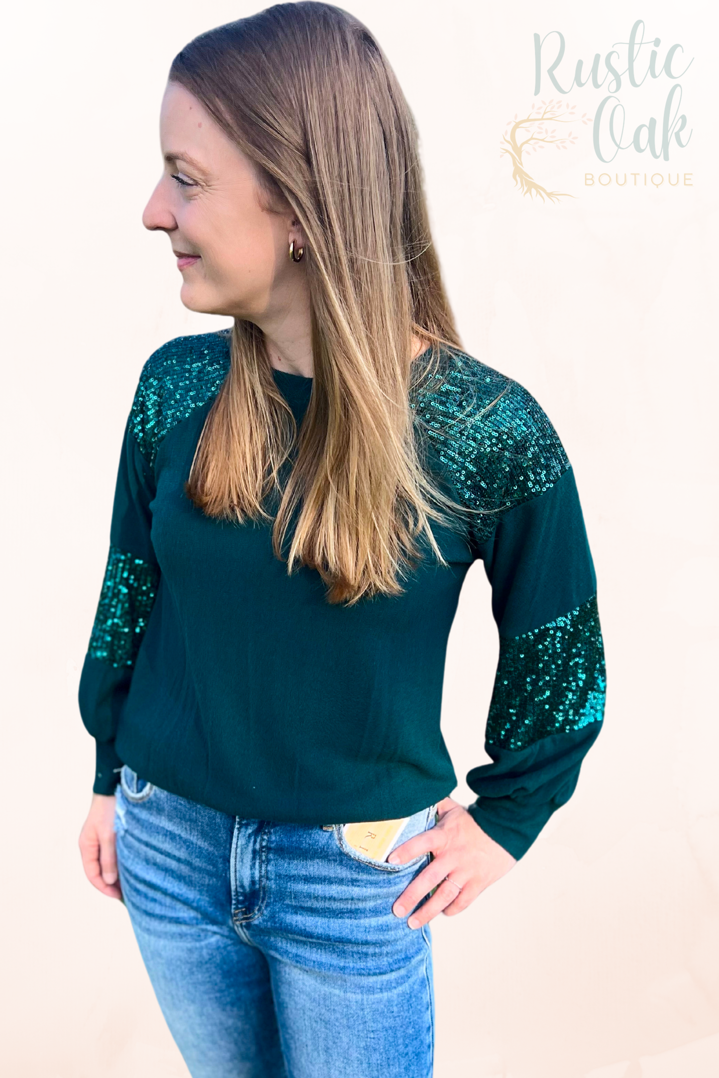 Holiday Glimmer Sweater