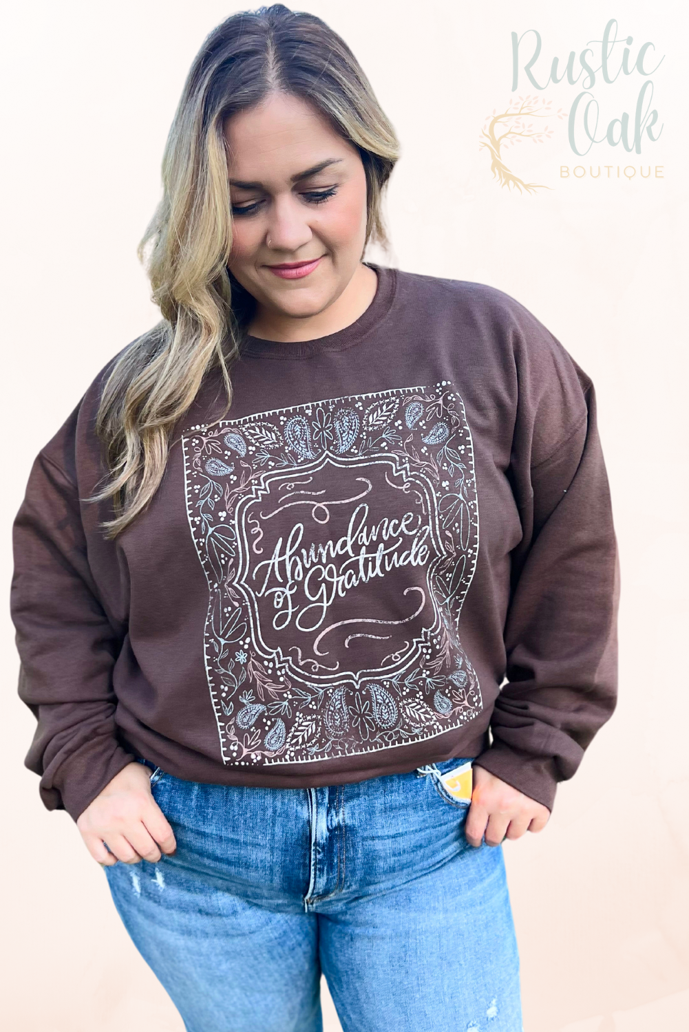 Abundance Of Gratitude Graphic Sweatshirt