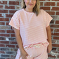 Soft Textured Striped Top