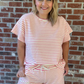 Soft Textured Striped Top