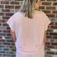 Soft Textured Striped Top