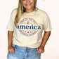 Retro America Land of the Free Tee