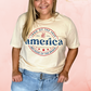 Retro America Land of the Free Tee