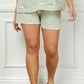 Soft Textured Striped Shorts