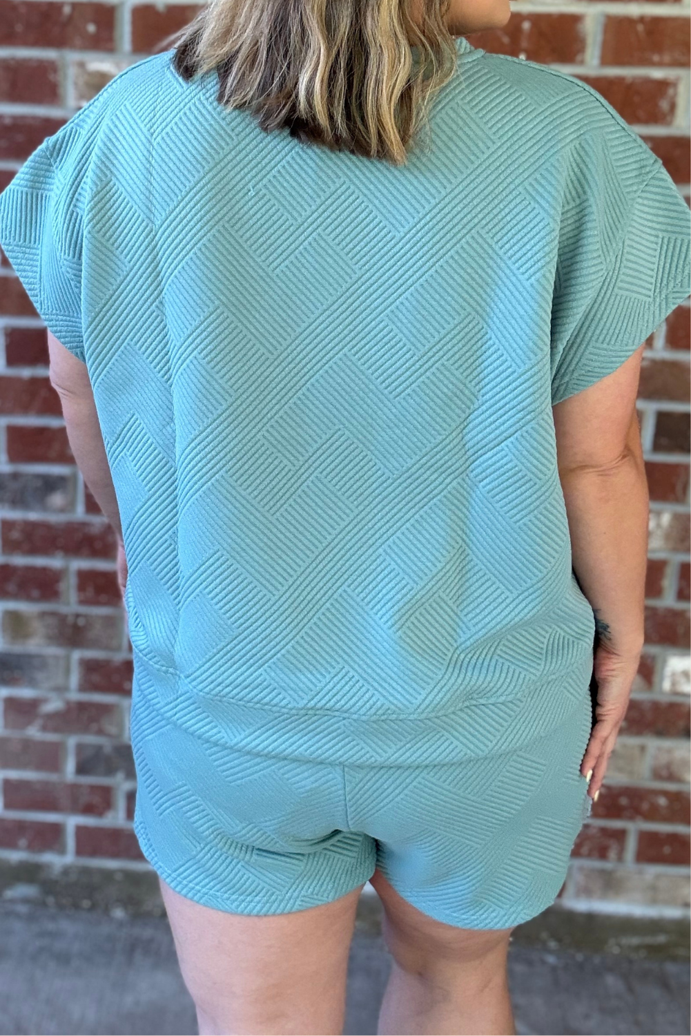 French Terry Textured Shorts