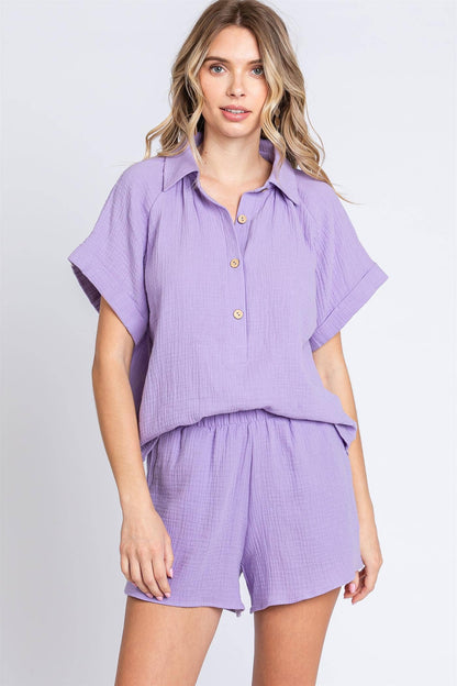 Lavender Plus Gauze 2-Piece Set