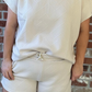 French Terry Textured Shorts