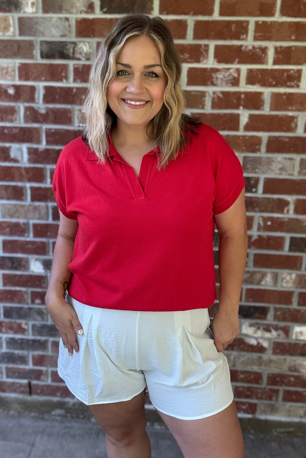 Plus Size Classic Polo