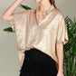 Shimmer & Shine Metallic Button-Down