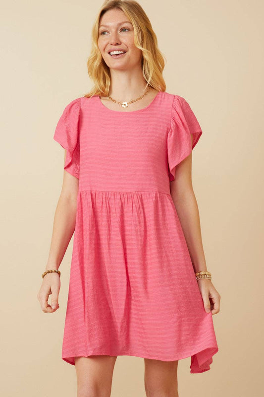 Pink Serene Texture  Dress