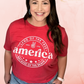 Retro America Land of the Free Tee