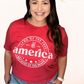 Retro America Land of the Free Tee