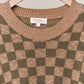 Checker Knit Sweater